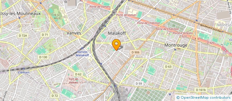 localisation de l'entreprise MADAME LAUREEN GONZALEZ  MALAKOFF