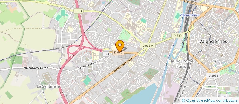 localisation de l'entreprise MADAME LAUREEN GRIMBERT à VALENCIENNES