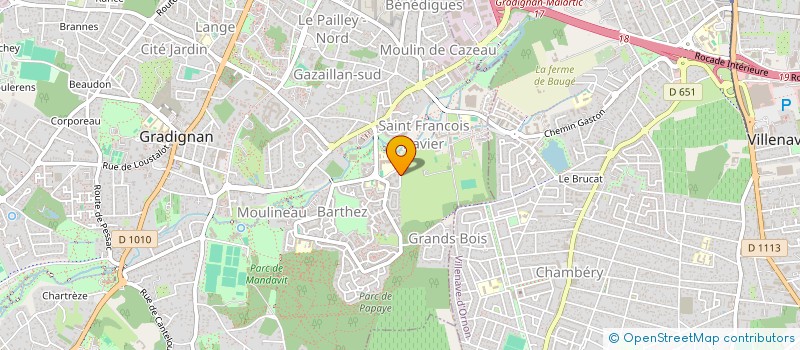 localisation de l'entreprise MADAME LAUREEN GUILLOTON  GRADIGNAN