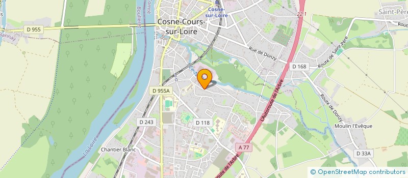 localisation de l'entreprise MADAME LAUREEN HEBERT  COSNE-COURS-SUR-LOIRE