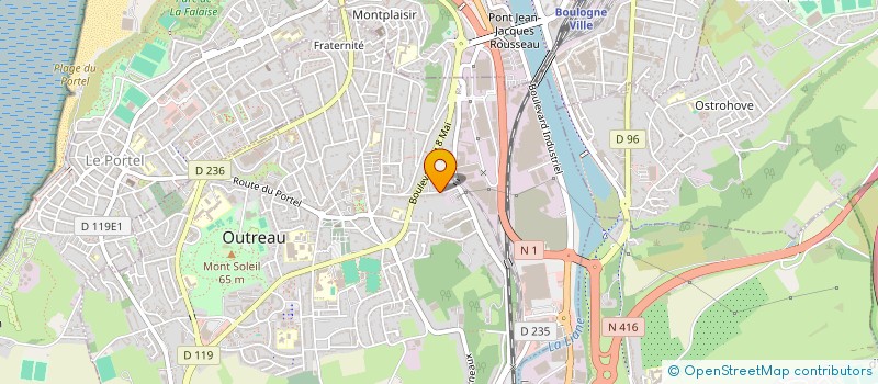 localisation de l'entreprise MADAME LAUREEN LAMARTINIERE  OUTREAU