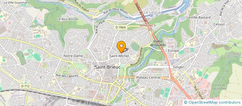 localisation de l'entreprise MADAME LAUREEN LAVANANT à SAINT-BRIEUC