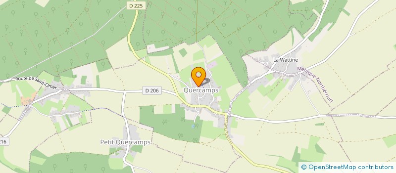 localisation de l'entreprise MADAME LAUREEN LONGO  QUERCAMPS