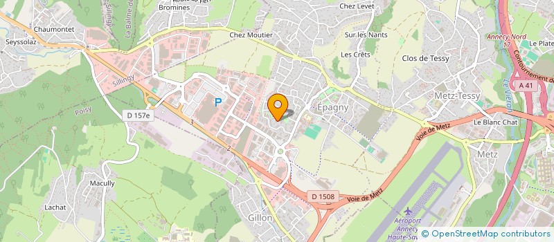 localisation de l'entreprise MADAME LAUREEN MERIC  EPAGNY METZ-TESSY