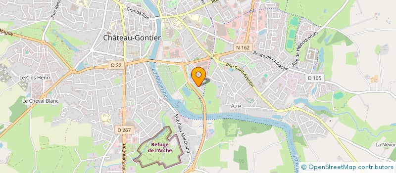localisation de l'entreprise MADAME LAUREEN MORIN à CHATEAU-GONTIER-SUR-MAYENNE