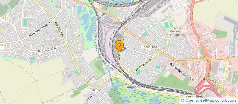 localisation de l'entreprise MADAME LAUREEN NANNI  LONGUEAU