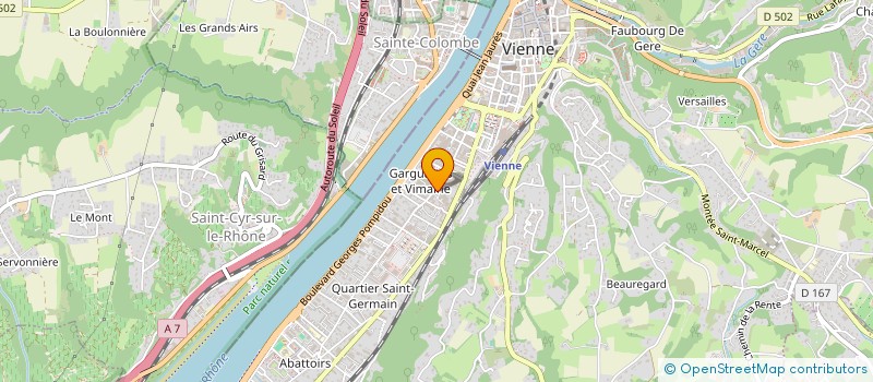 localisation de l'entreprise MADAME LAUREEN PEILLET  VIENNE