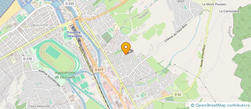 localisation de l'entreprise MADAME LAUREEN PERIAUT  TOUQUES