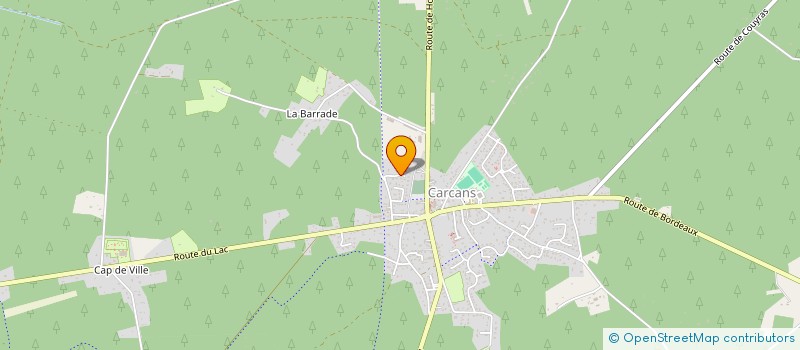 localisation de l'entreprise MADAME LAUREEN POULARD  CARCANS