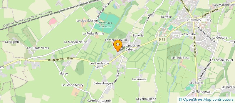 localisation de l'entreprise MADAME LAUREEN RICHARD  LE MOLAY-LITTRY