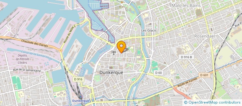 localisation de l'entreprise MADAME LAUREEN ROGER à DUNKERQUE