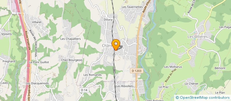 localisation de l'entreprise MADAME LAUREEN ROUSSEAU  SILLINGY