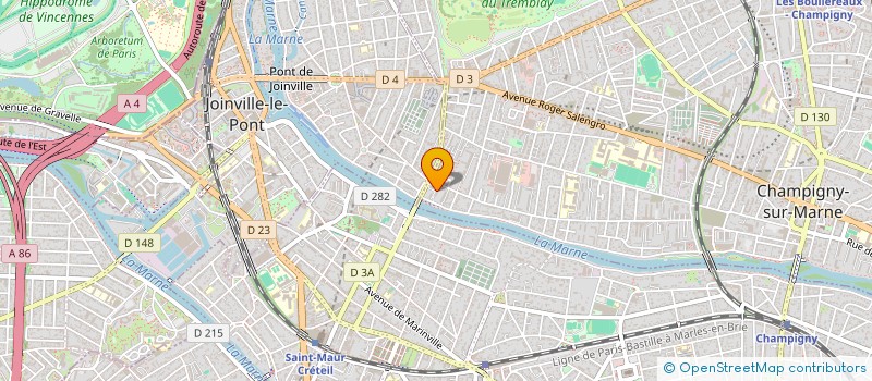 localisation de l'entreprise MADAME LAUREEN ROUX  CHAMPIGNY-SUR-MARNE