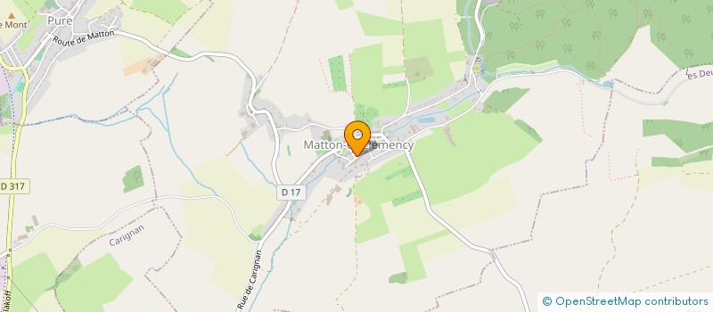 localisation de l'entreprise MADAME LAUREEN TORTEAU  MATTON-ET-CLEMENCY