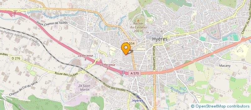 localisation de l'entreprise MADAME LAUREEN VERT à HYERES