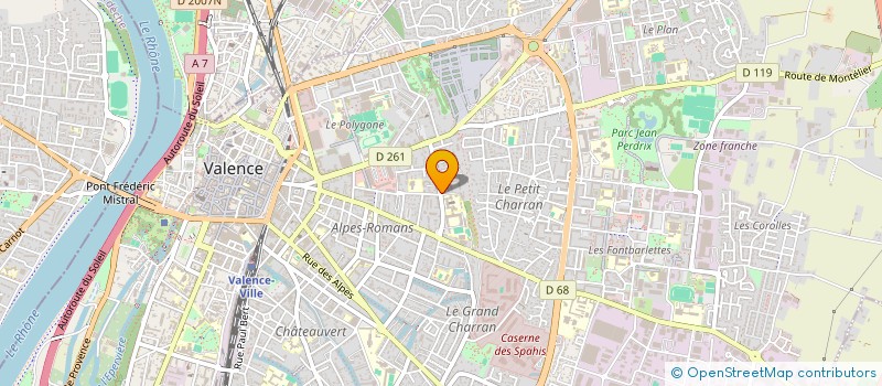 localisation de l'entreprise MADAME LAURELENE GERVASI à VALENCE