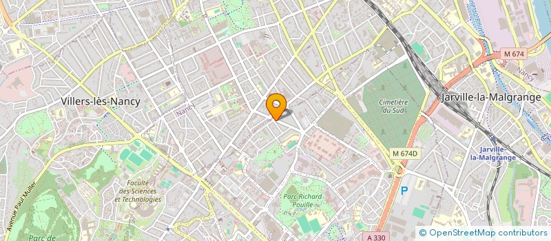 localisation de l'entreprise MADAME LAURELENN MARECHAL  VANDUVRE-LES-NANCY