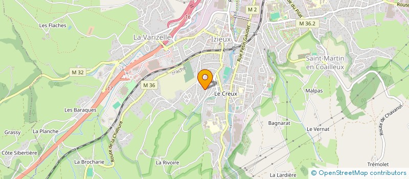 localisation de l'entreprise MADAME LAURELIE GONZALEZ  SAINT-CHAMOND