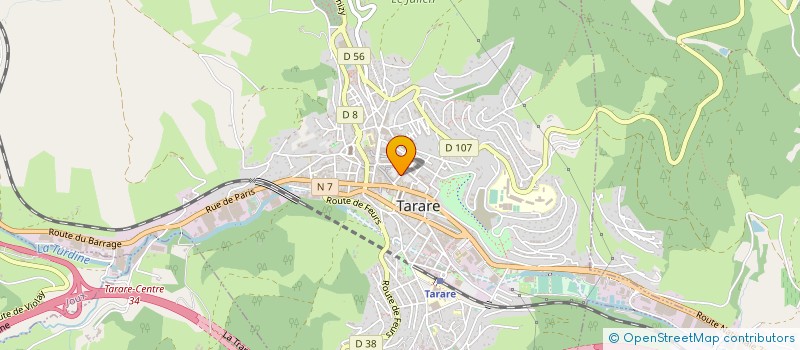 localisation de l'entreprise MADAME LAURELIE TOURAILLE  AMPLEPUIS