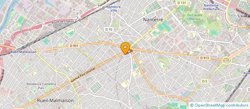 localisation de l'entreprise MADAME LAURELINE AUDRY  NANTERRE