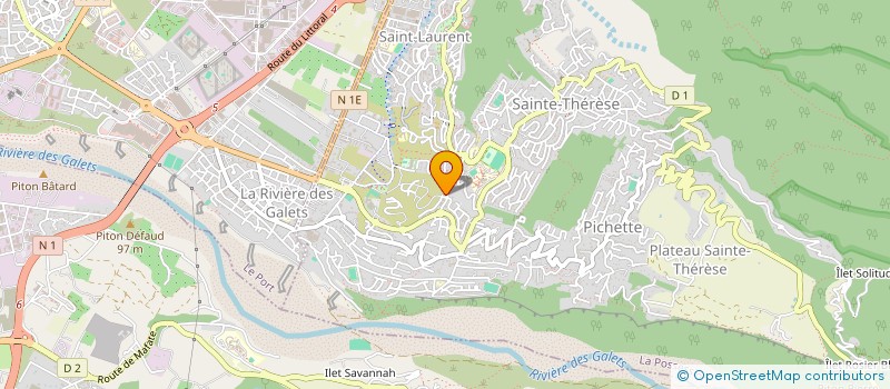 localisation de l'entreprise MADAME LAURELINE BERNARD  LA POSSESSION