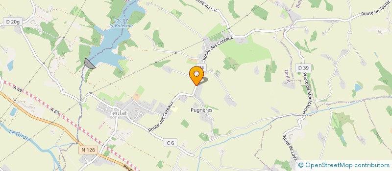 localisation de l'entreprise MADAME LAURELINE DE ALPHONSO  TEULAT