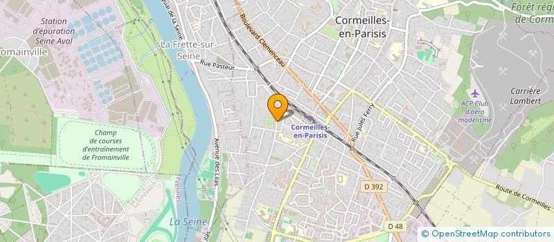 localisation de l'entreprise MADAME LAURELINE FONTAINE  CORMEILLES-EN-PARISIS