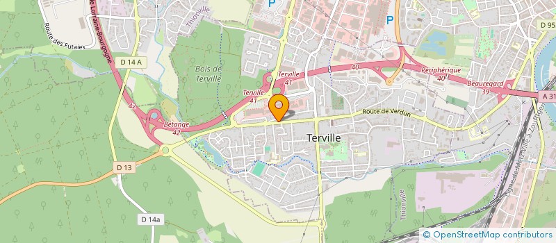 localisation de l'entreprise MADAME LAURELINE GAGLIARDI  TERVILLE