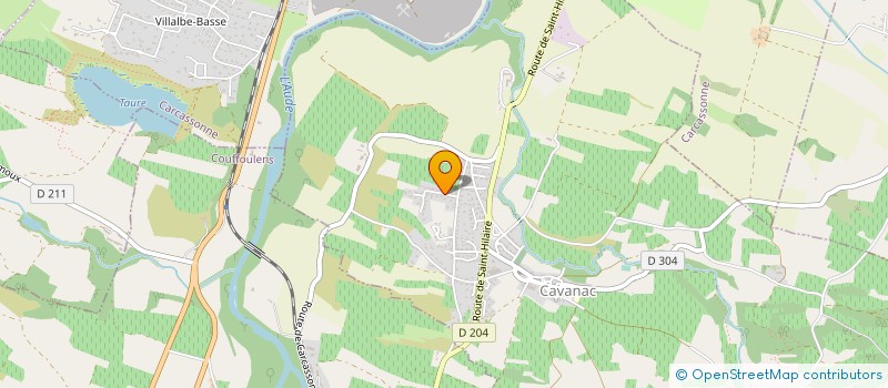 localisation de l'entreprise MADAME LAURELINE GARCIA  CAZILHAC