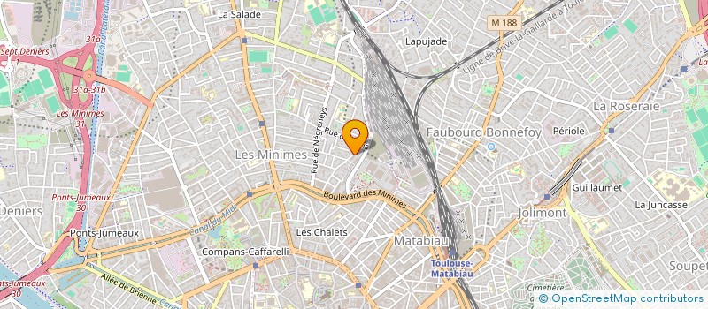 localisation de l'entreprise MADAME LAURELINE JONQUIERE  TOULOUSE