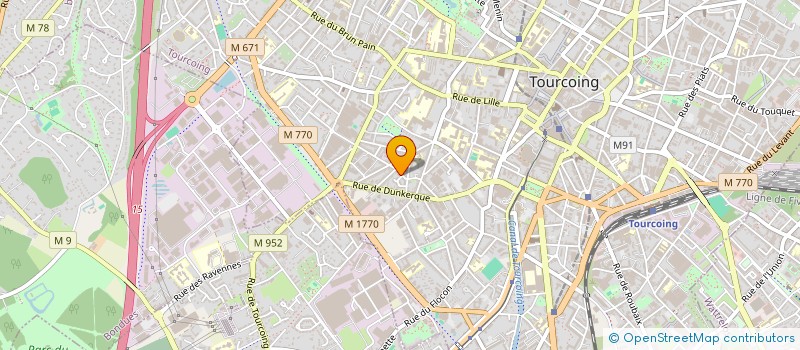 localisation de l'entreprise MADAME LAURELINE MAES  TOURCOING