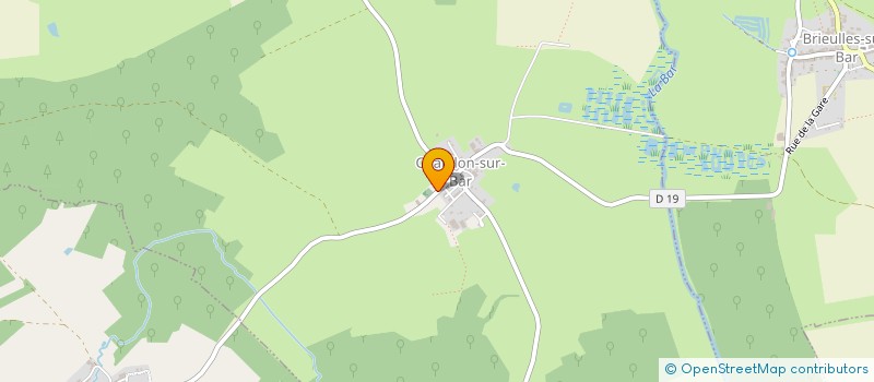 localisation de l'entreprise MADAME LAURELINE MISTARZ  BELLEVILLE-ET-CHATILLON-SUR-BAR