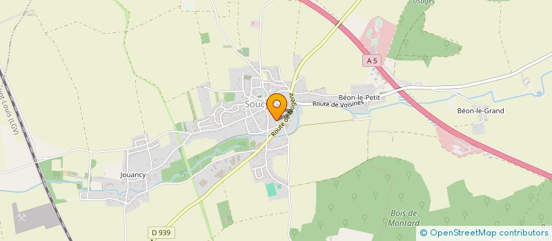 localisation de l'entreprise MADAME LAURELINE PARENT à SENS