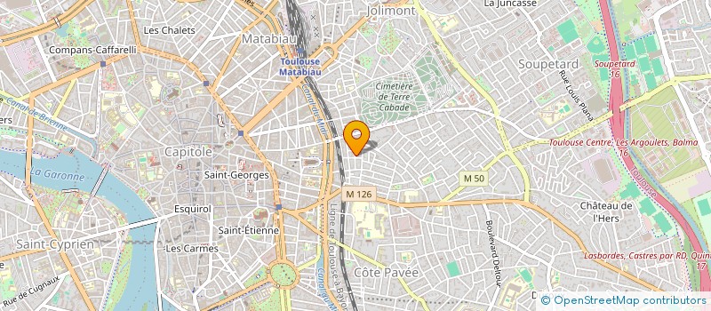 localisation de l'entreprise MADAME LAURELINE PAYROT  TOULOUSE