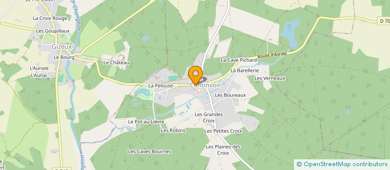 localisation de l'entreprise MADAME LAURELINE SERRES  SAVIGNE-SUR-LATHAN