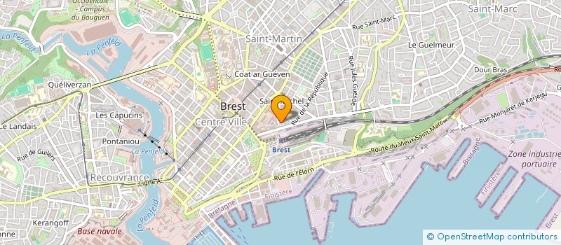 localisation de l'entreprise MADAME LAURELINE TAHIER à BREST