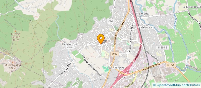 localisation de l'entreprise MADAME LAURELINE VAUDRAN à LA FARLEDE