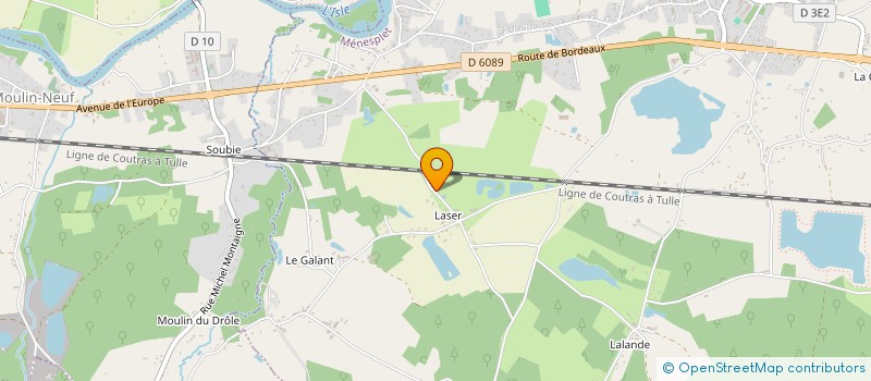 localisation de l'entreprise MADAME LAURELISE CHANSARD  MENESPLET