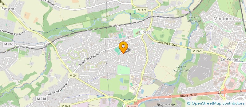 localisation de l'entreprise MADAME LAURELLE HUGHES  PIBRAC
