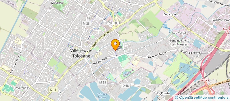 localisation de l'entreprise MADAME LAURELYNE SERVERA à VILLENEUVE-TOLOSANE