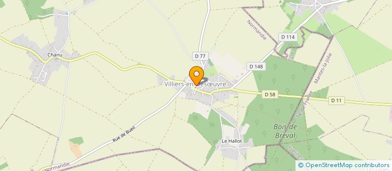 localisation de l'entreprise MADAME LAUREN ARLOT  VILLIERS-EN-DESUVRE