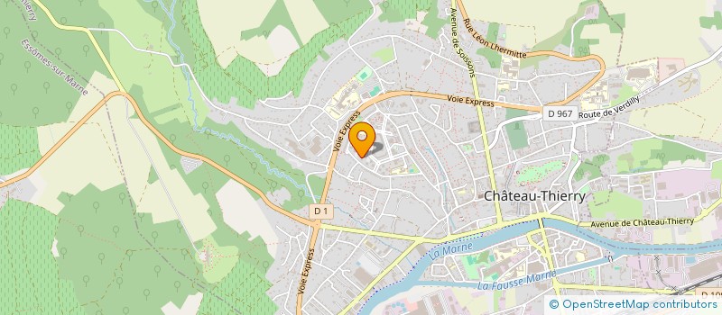 localisation de l'entreprise MADAME LAUREN ATANE  CHATEAU-THIERRY