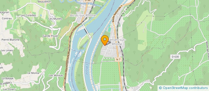 localisation de l'entreprise MADAME LAUREN BARBIERI  SERVES-SUR-RHONE