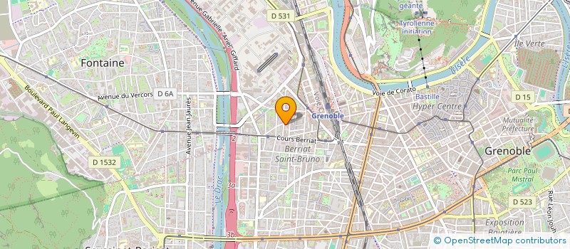 localisation de l'entreprise MADAME LAUREN BARETTE à GRENOBLE