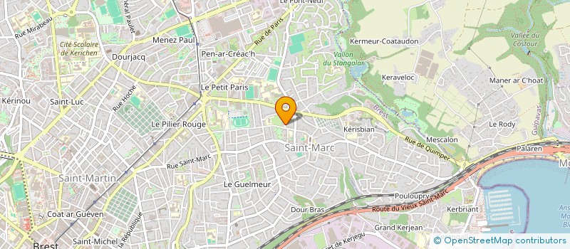 localisation de l'entreprise MADAME LAUREN BELVERGE à BREST