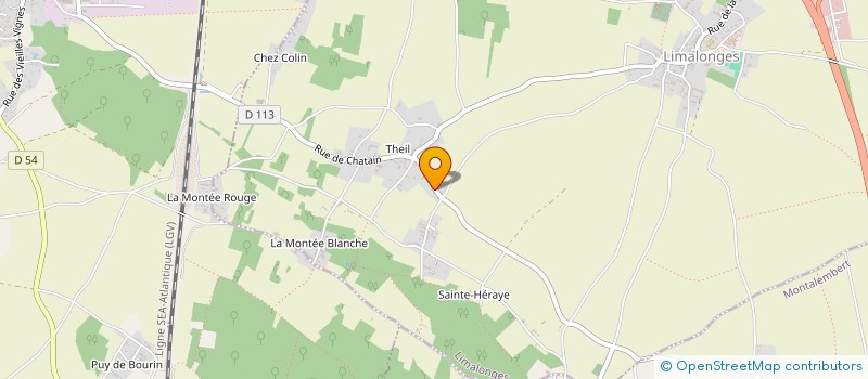 localisation de l'entreprise MADAME LAUREN BENNETT  LIMALONGES