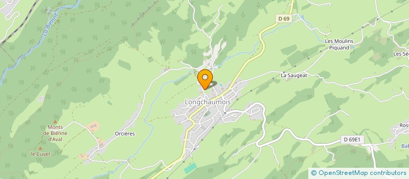 localisation de l'entreprise MADAME LAUREN COSTA  SAINT-CLAUDE