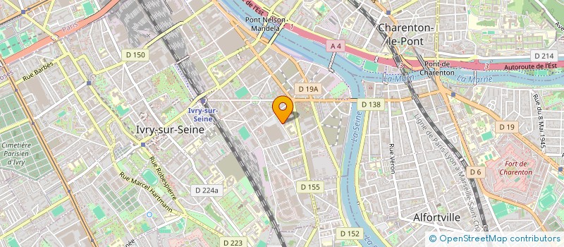 localisation de l'entreprise MADAME LAUREN CROSS  IVRY-SUR-SEINE