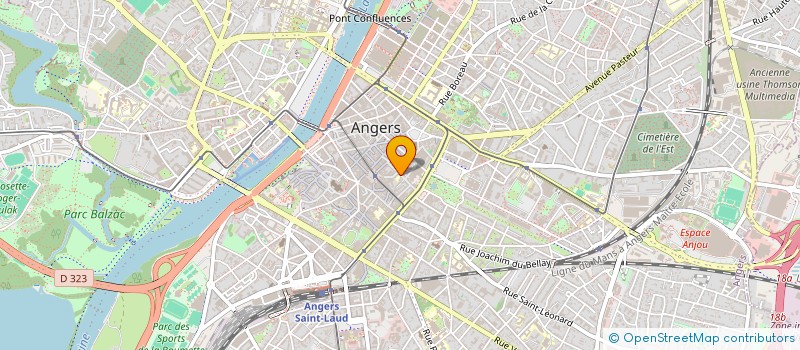 localisation de l'entreprise MADAME LAUREN ECHAPPE  ANGERS