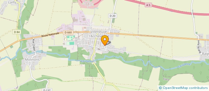 localisation de l'entreprise MADAME LAUREN GACHON  SENS